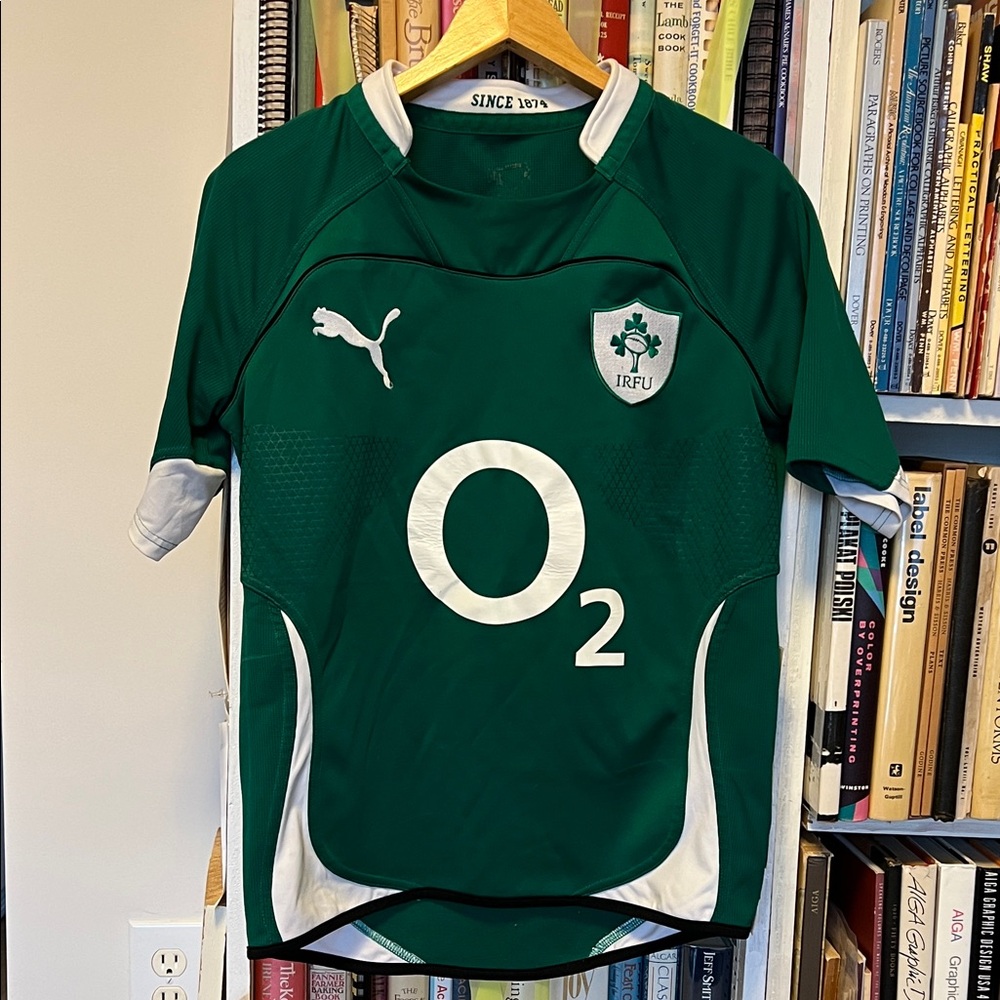 Puma Green IRFU Rugby Shirt